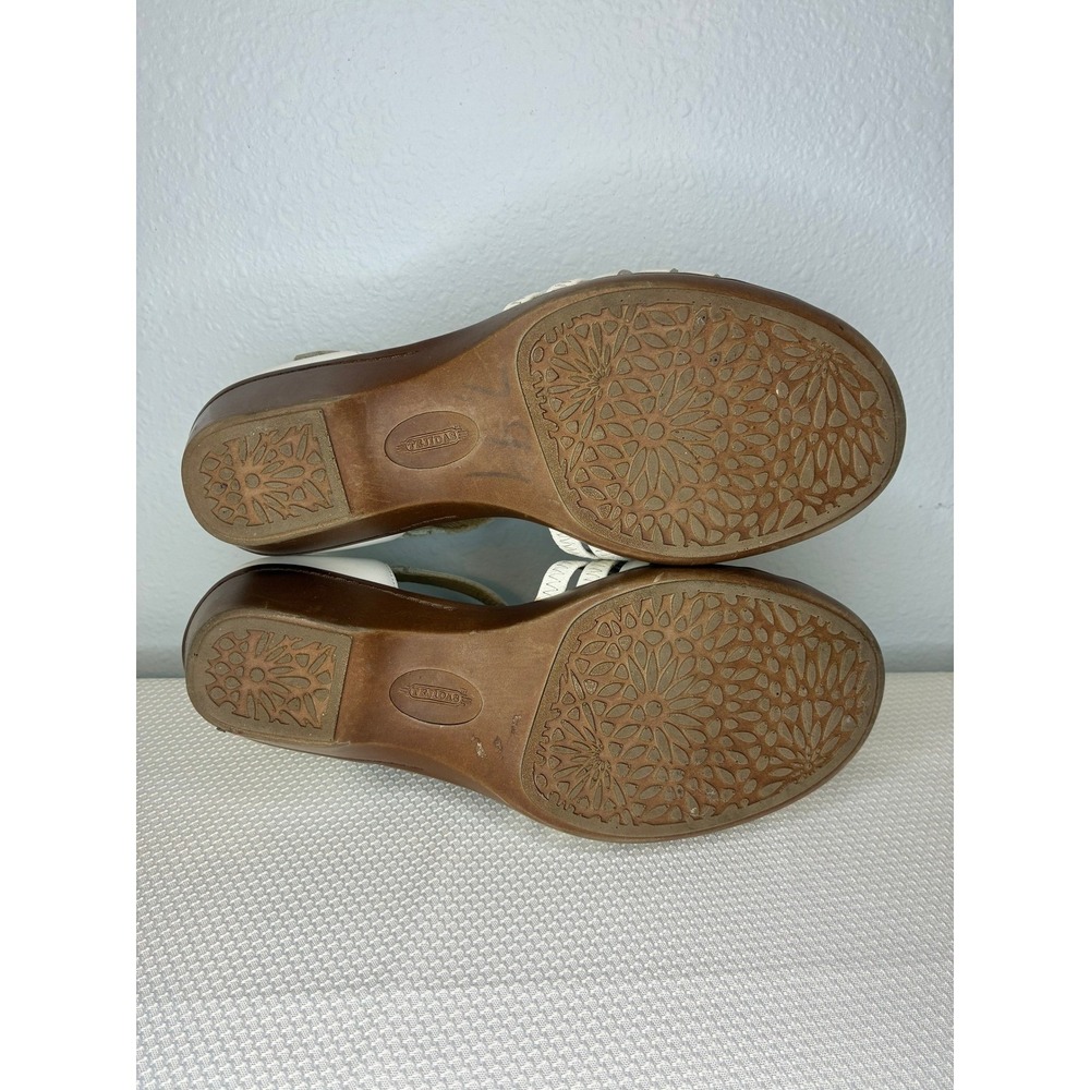 Women's White Comfort Sandals Size 6.5 - Picture 5 of 6